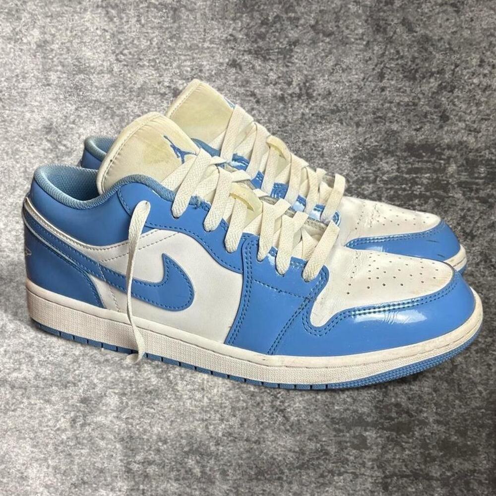 Nike Air Jordan 1 Low University Blue White Men’s Size 10.5 Sneakers 553558-414